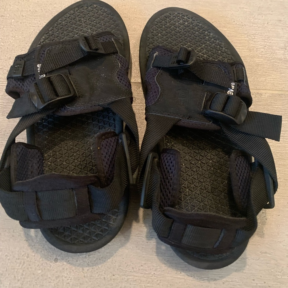 Teva Spider Rubber Fisherman Black Sandals